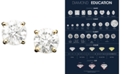 Macy's Diamond Stud Earrings in 14k Gold (3/4 ct. t.w.)